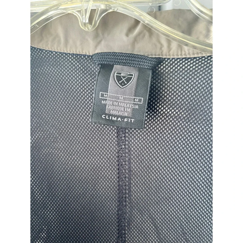 Nike Clima-Fit Golf Windbreaker Jacket Mens Medium Navy Blue‎ Full Zip Vented